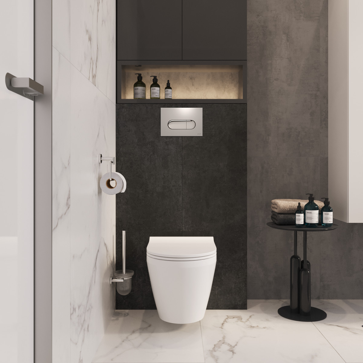 Подвесной унитаз VitrA Integra Round 7041B003-0075 безободковый Rim-ex белый санитарный фарфор антибактериальное покрытие Hygiene