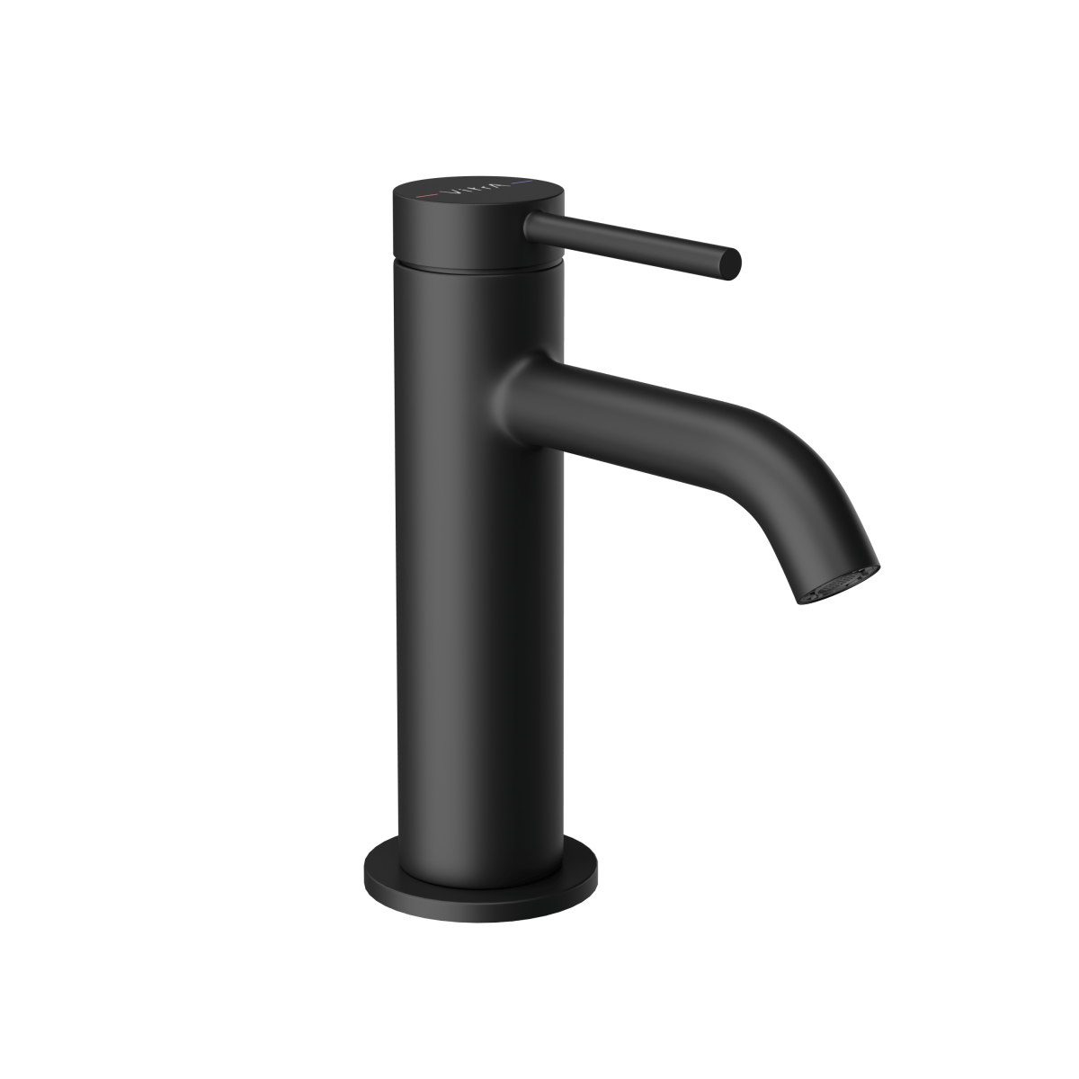 Смеситель для раковины VitrA Minimax Round A4353036EXP однорычажный матовый черный латунь