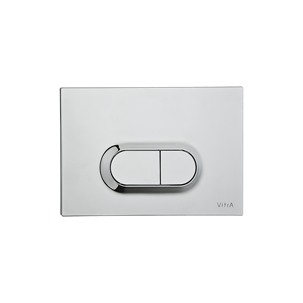 Кнопка смыва для инсталляции VitrA Loop O 740-0940 нержавеющая сталь двойный смыв