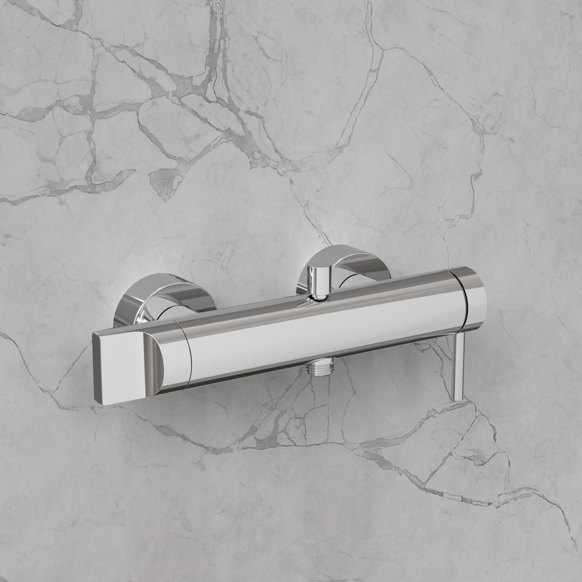 Смеситель настенный VitrA Origin (Ориджин) A42619, для ванны, однорычажный, хром, латунь