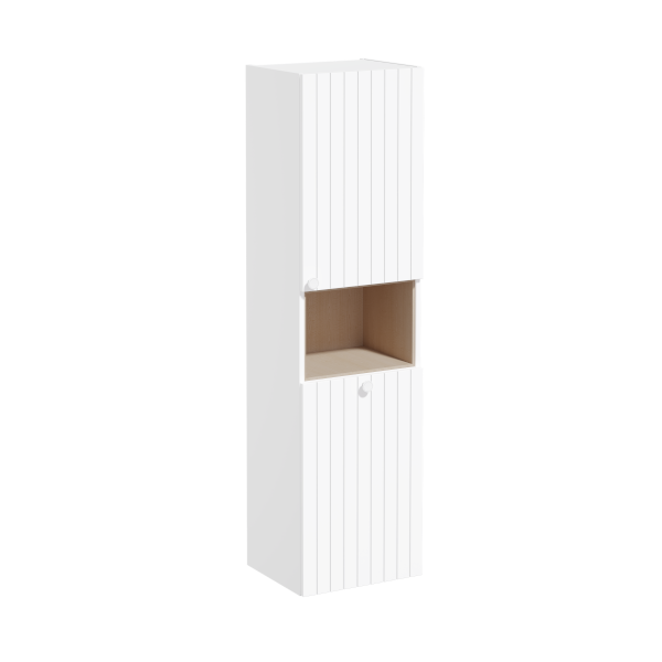 Пенал Root Groove 40 см, правосторонний, матовый белый