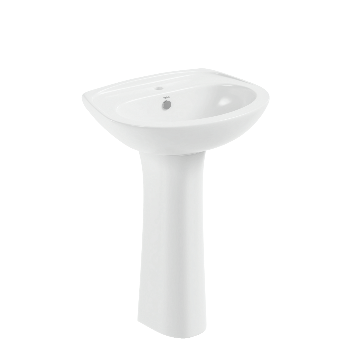 Раковина накладная VitrA Normus (Нормус) 9600B003-7650 55 x 42 см белая антибактериальное покрытие Hygiene (Хайджн)