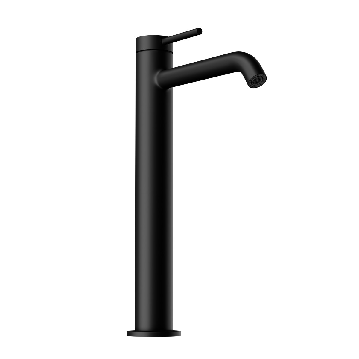 Смеситель для раковины-чаши VitrA Minimax Round A4353436EXP однорычажный матовый черный латунь