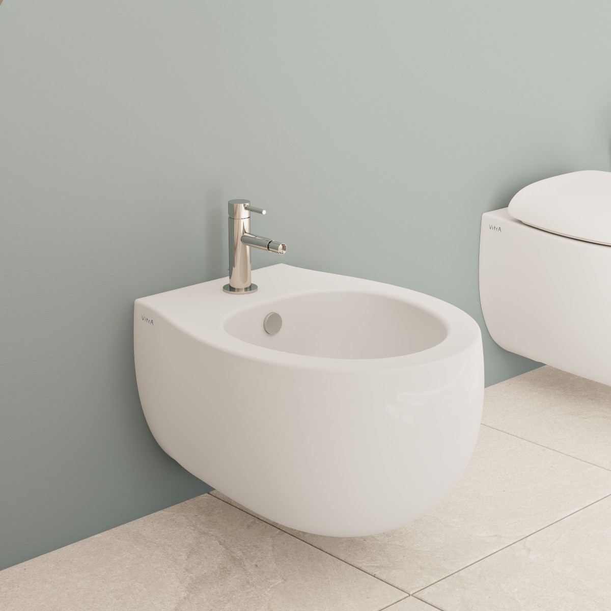 Смеситель для биде VitrA Origin A42559 однорычажный хром латунь