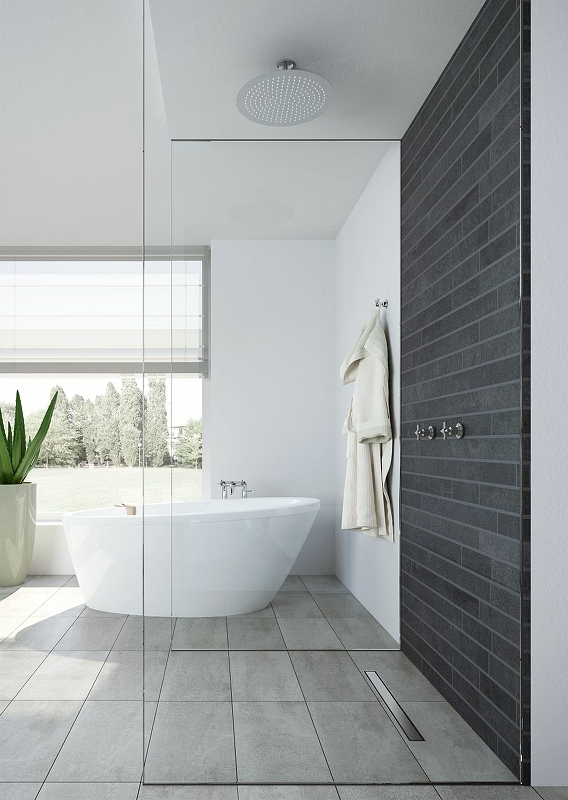 Душевой лоток Vitra Eco-Flow 40 59980476000 с решеткой Хром матовый