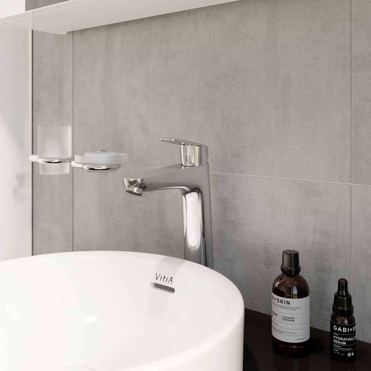 Смеситель для раковины VitrA Flow Round (Раунд) (Флоу Раунд) A42927EXP однорычажный хром латунь