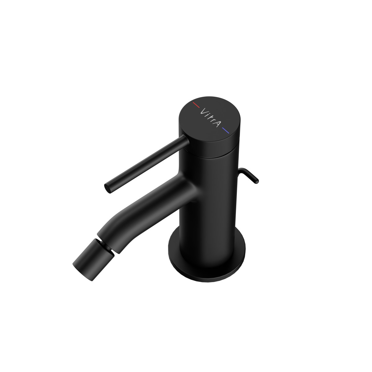 Смеситель для биде VitrA Minimax Round A4353636EXP однорычажный матовый черный латунь