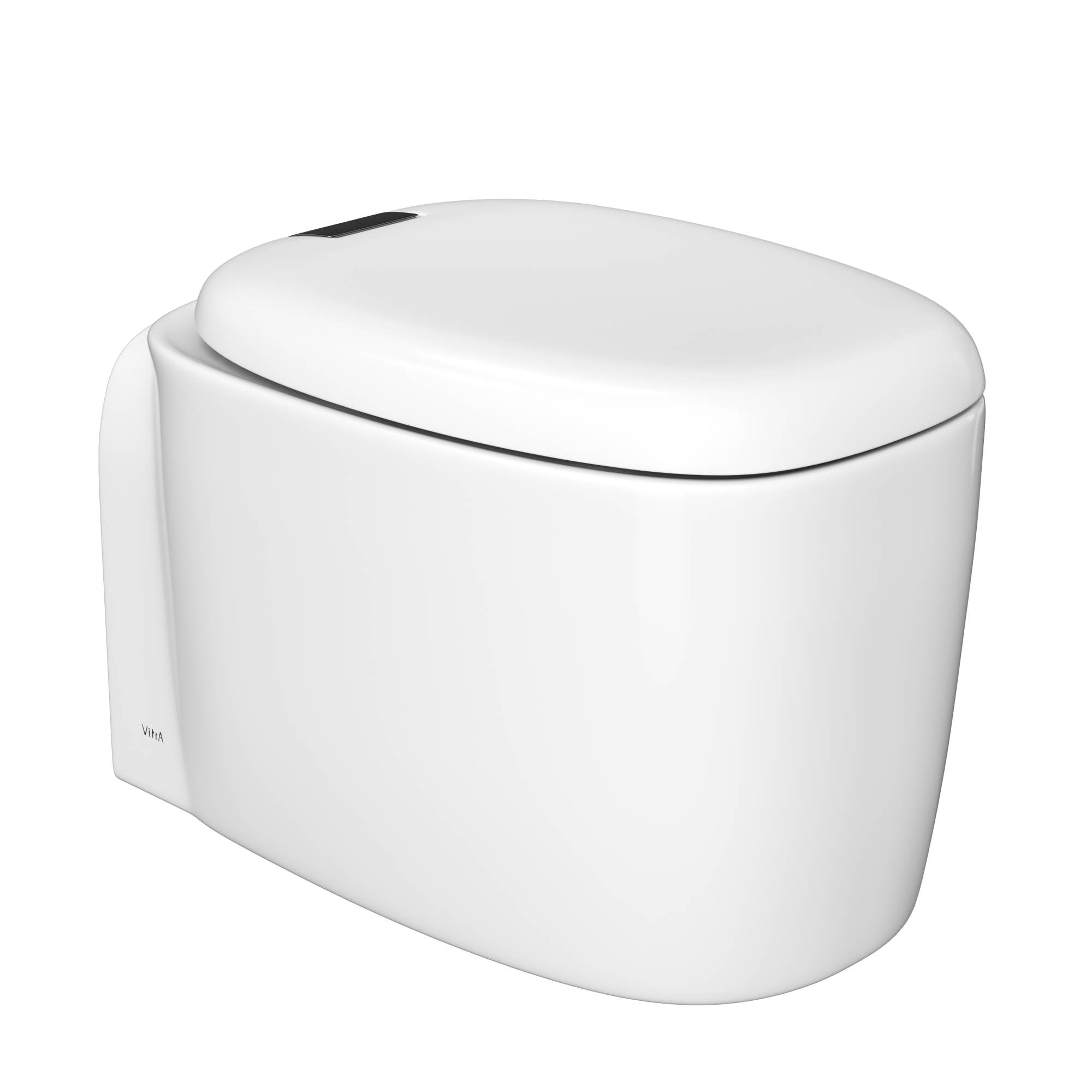 Подвесной унитаз VitrA Plural 7830B403-0075 безободковый Rim-ex белый санитарный фарфор антибактериальное покрытие Hygiene + Clean