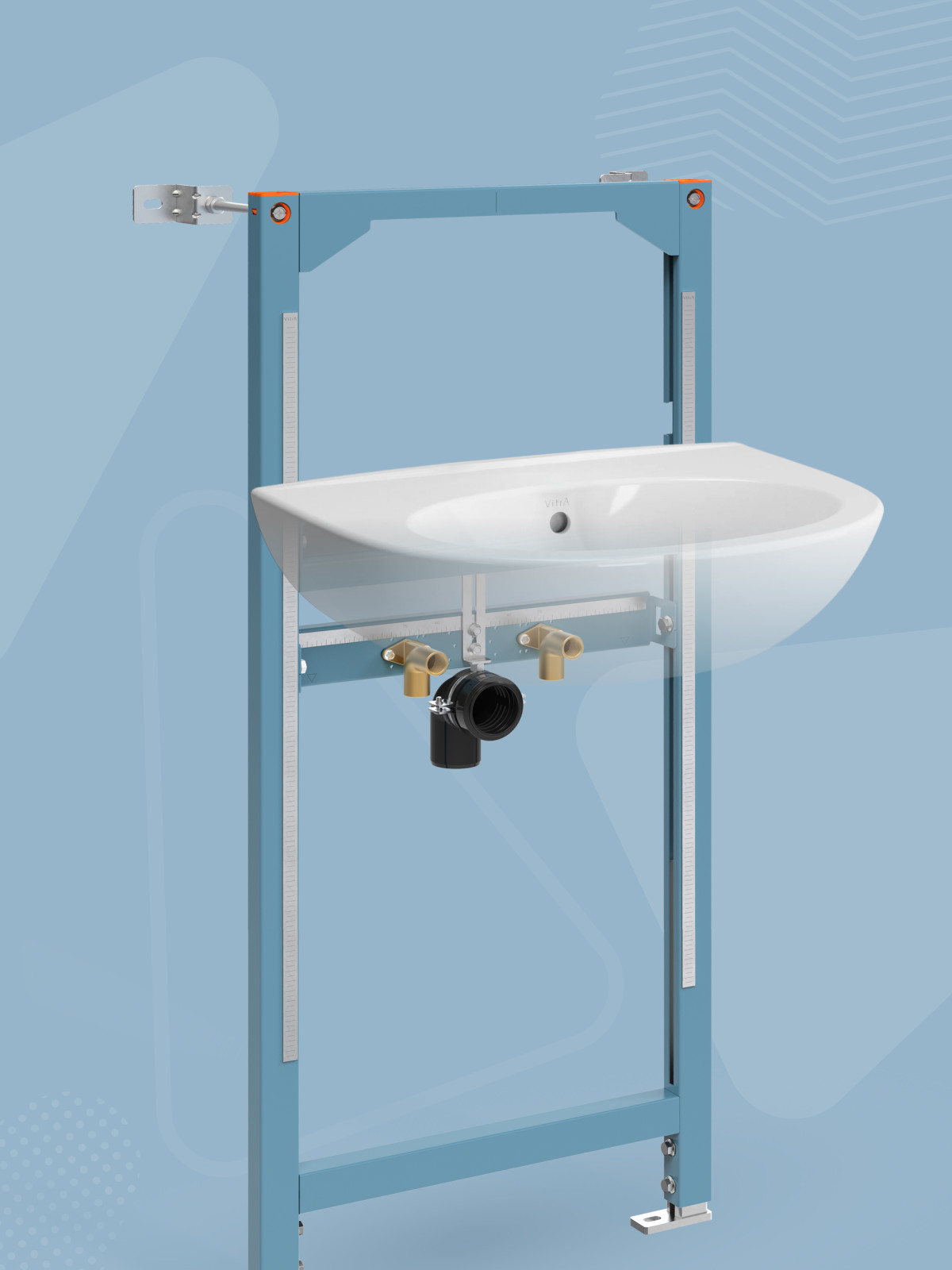 Рама скрытого монтажа для раковины к стене VitrA 880-2800