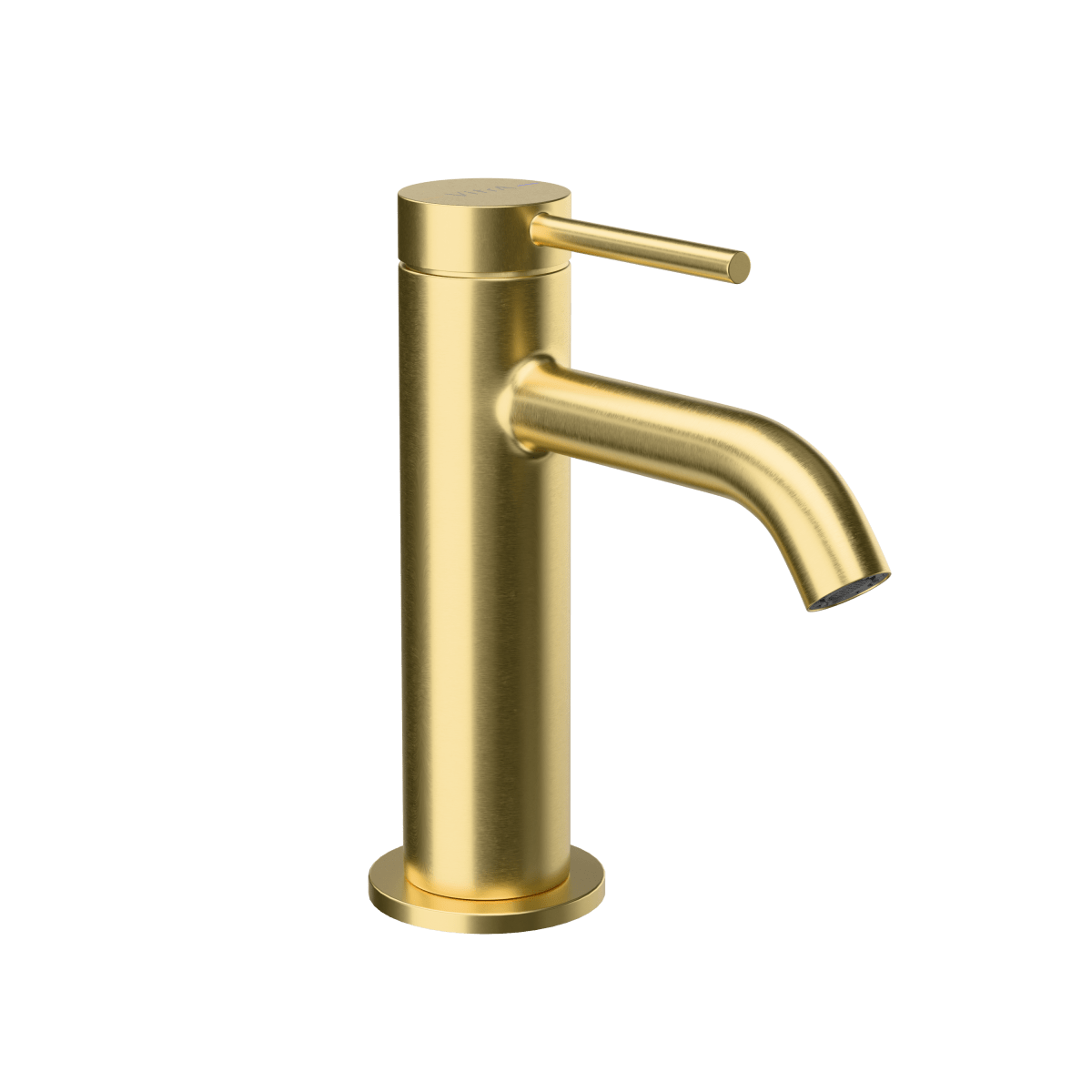 Смеситель для раковины VitrA Minimax Round A4353025EXP однорычажный брашированное золото латунь