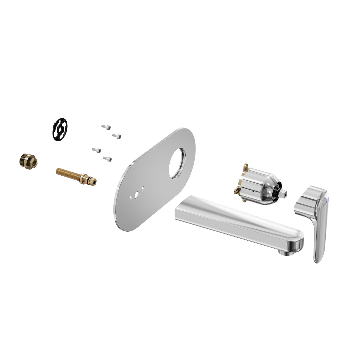 Встраиваемый смеситель для раковины VitrA Root Round A42721EXP