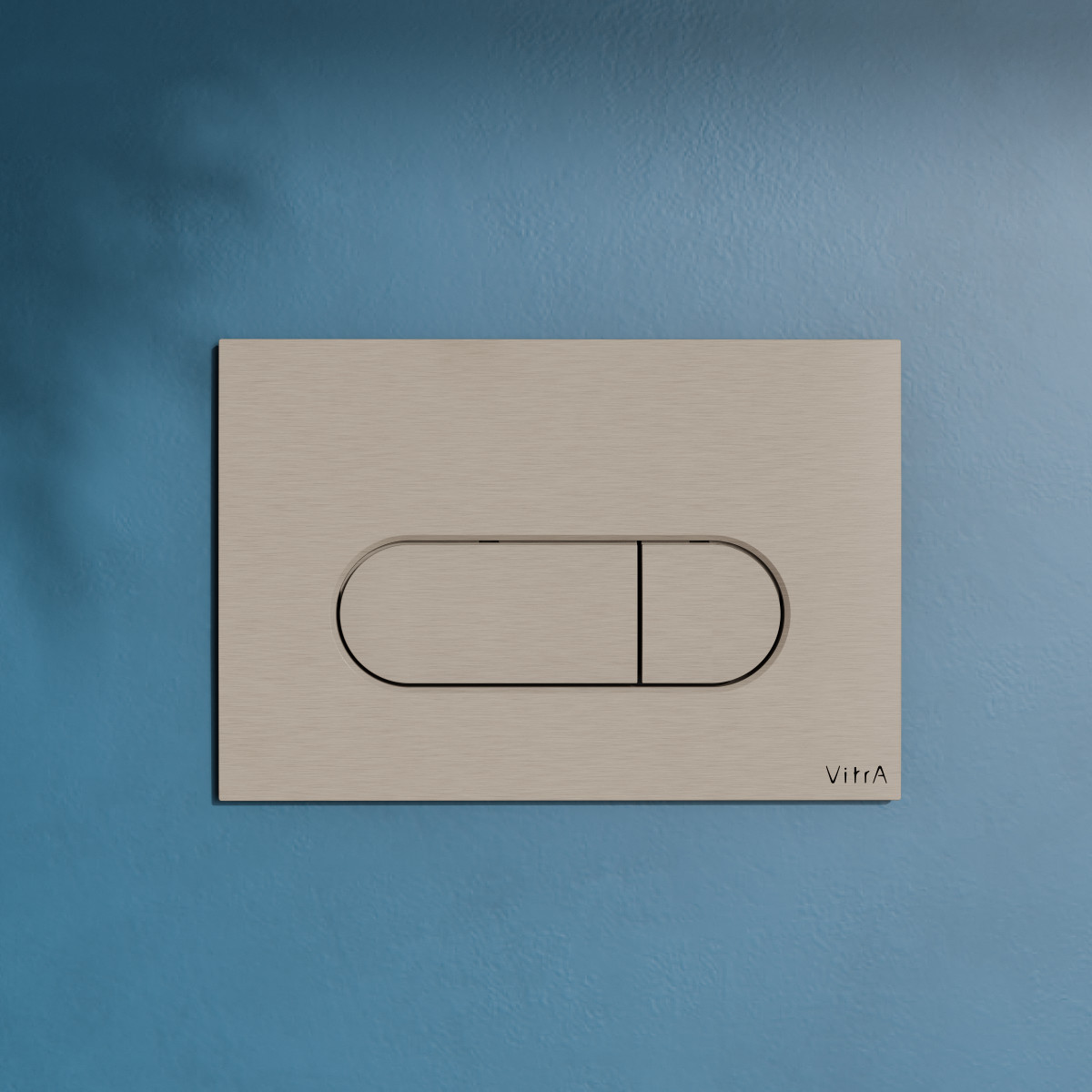 Кнопка смыва для инсталляции VitrA Root Round 740-2295 брашированный никель двойный смыв