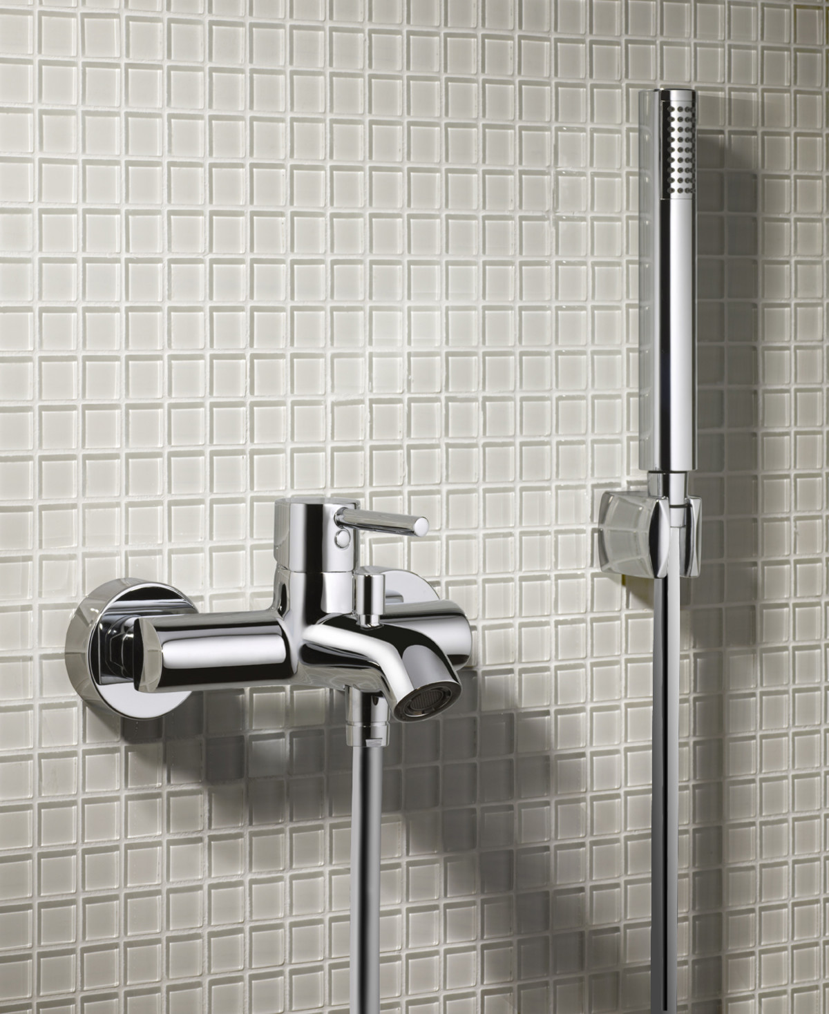 Смеситель настенный VitrA Minimax S A41994EXP для ванны однорычажный хром латунь