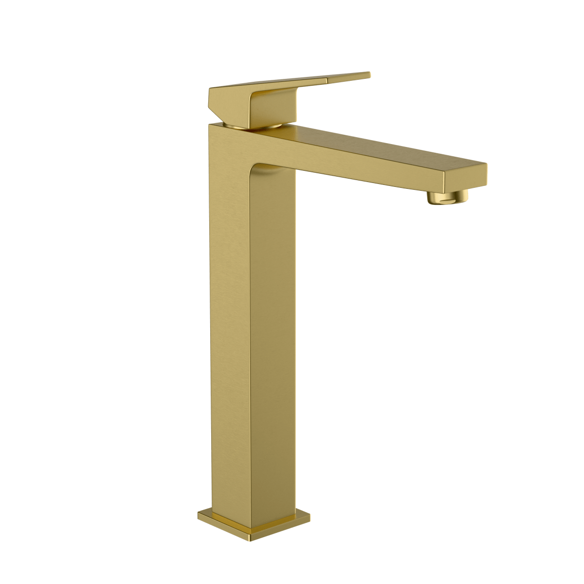 Смеситель для раковины-чаши VitrA Minimax Square A4372425EXP однорычажный брашированное золото латунь