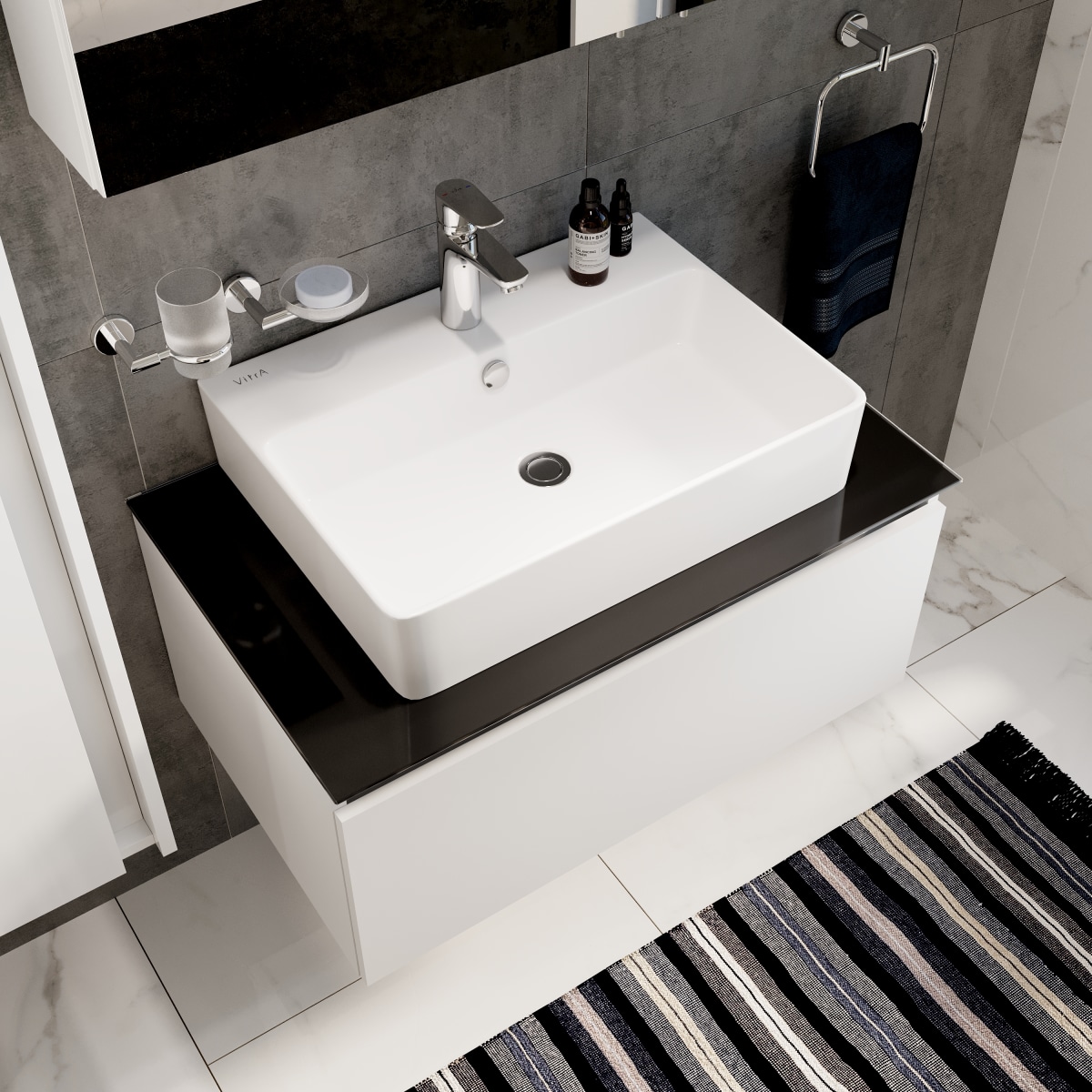 Смеситель для раковины VitrA Flow Soft (Флоу Софт) A43009EXP однорычажный хром латунь
