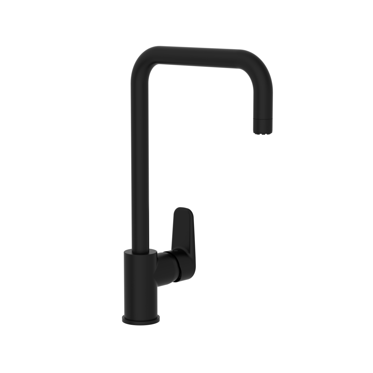 Смеситель для кухни VitrA Flow Soft A4342636EXP с поворотным изливом однорычажный матовый черный латунь