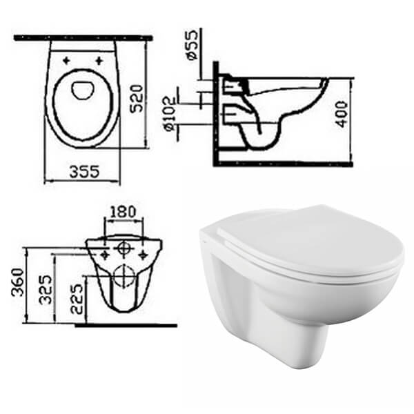 Комплект с инсталляцией Norm L-Box 9773B099-7207