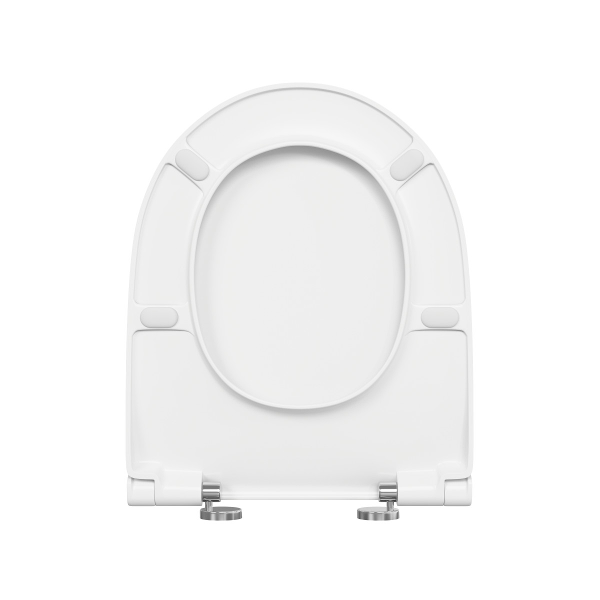 Сиденье для унитаза VitrA Nest 220-003R409 круглое белое дюропласт с микролифтом быстросъемное