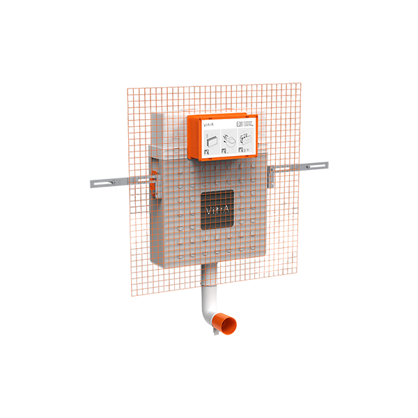 Инсталляция для приставного унитаза VitrA V12 762-1740-01 без кнопки смыва
