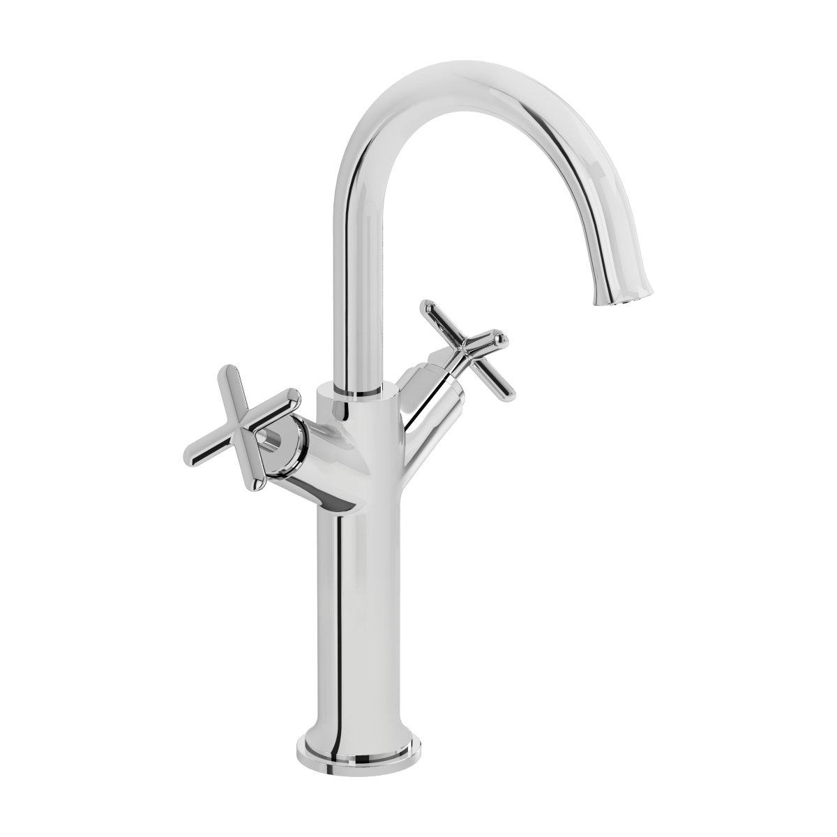 Смеситель для раковины VitrA Origin Classic A42886 двухрычажный хром латунь