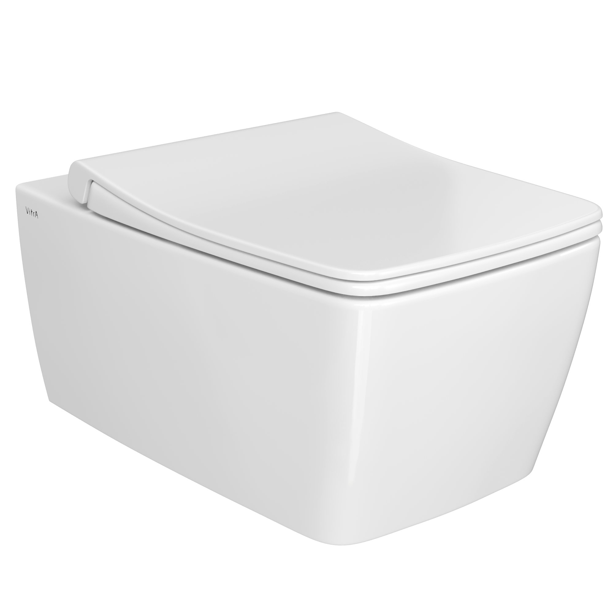 Подвесной унитаз VitrA Metropole 7672B003-0075 безободковый Rim-ex белый санитарный фарфор антибактериальное покрытие Hygiene