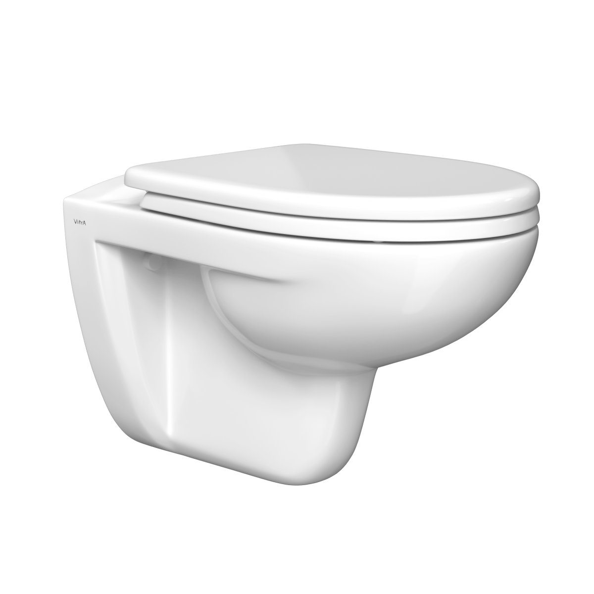 Подвесной унитаз VitrA S10 7855B003-0075 безободковый SpinFlush белый санитарный фарфор антибактериальное покрытие Hygiene