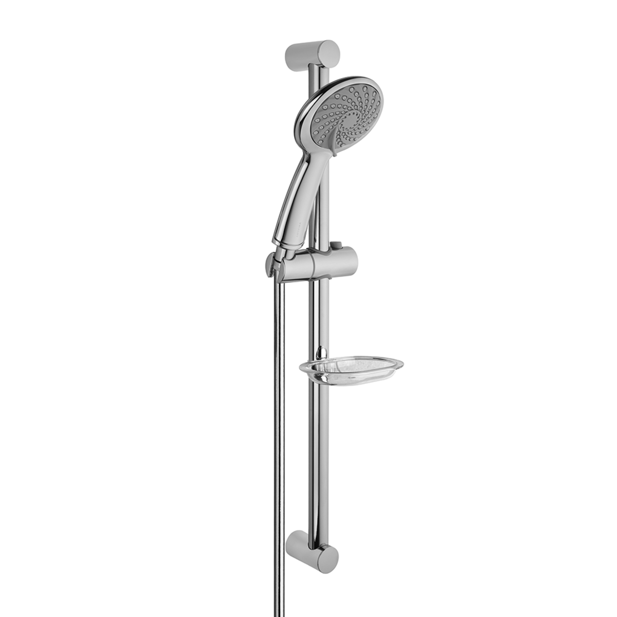 Душевая стойка VitrA Samba 3F A45680WSA с ручным душем без смесителя с мыльницей хром