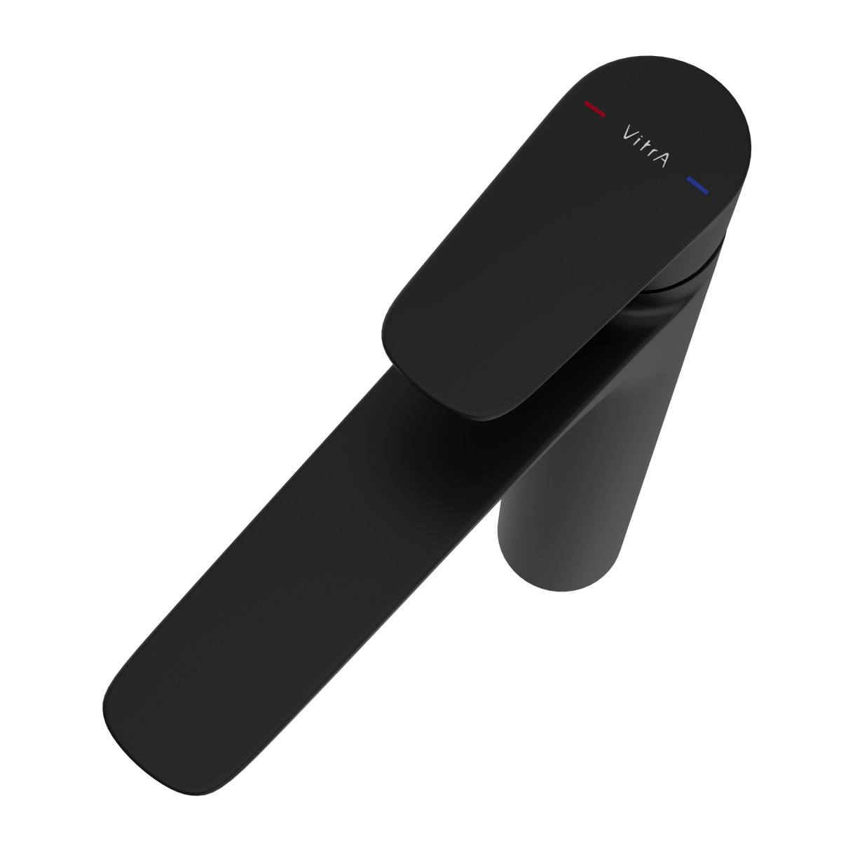 Смеситель для раковины VitrA Flow Soft A4301036EXP однорычажный матовый черный латунь