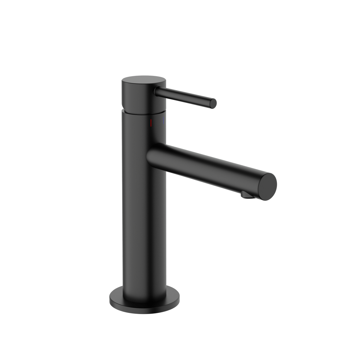 Смеситель для раковины VitrA Origin (Ориджин) A4255636WTC, однорычажный, матовый черный, латунь