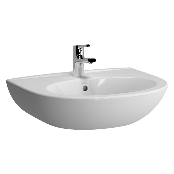 Раковина накладная VitrA Zentrum 5786B003-0001 60 x 47 белая антибактериальное покрытие Hygiene