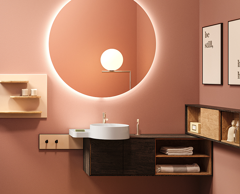 Подстаканник для зубных щеток Origin, медь