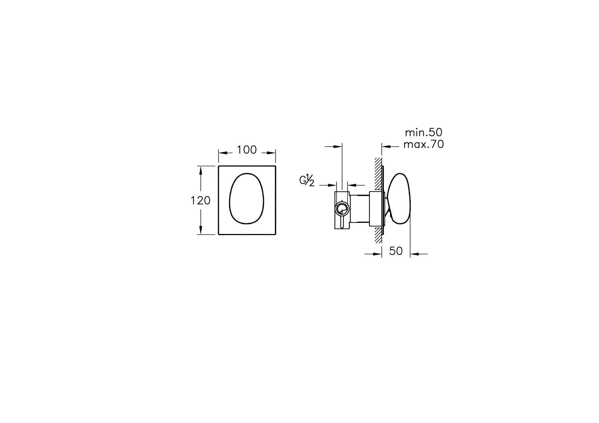Дайвертер Istanbul на 3 направления, белый