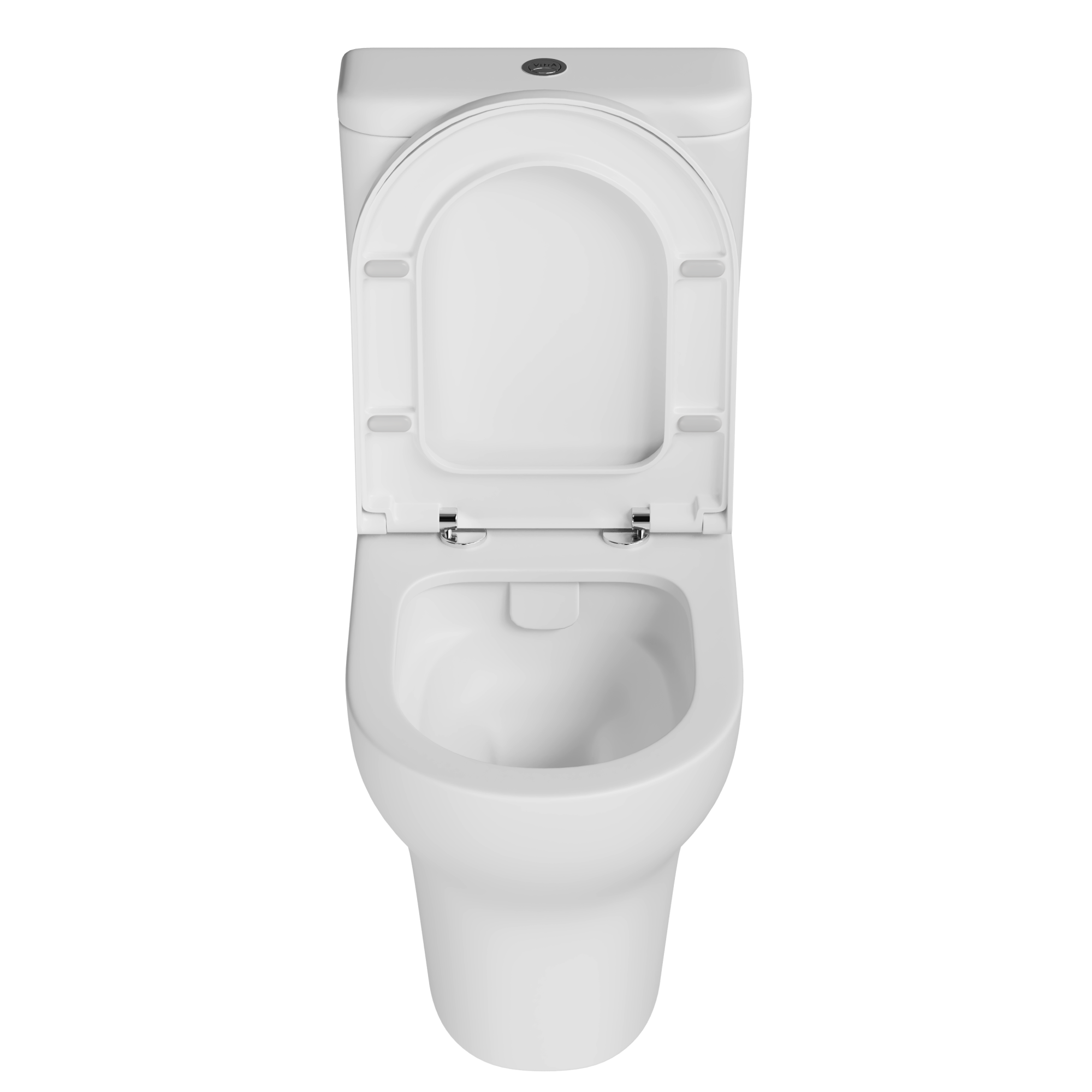 Безободковый напольный унитаз Zentrum Rim-Ex, сиденье микролифт, механизм 3/6 л